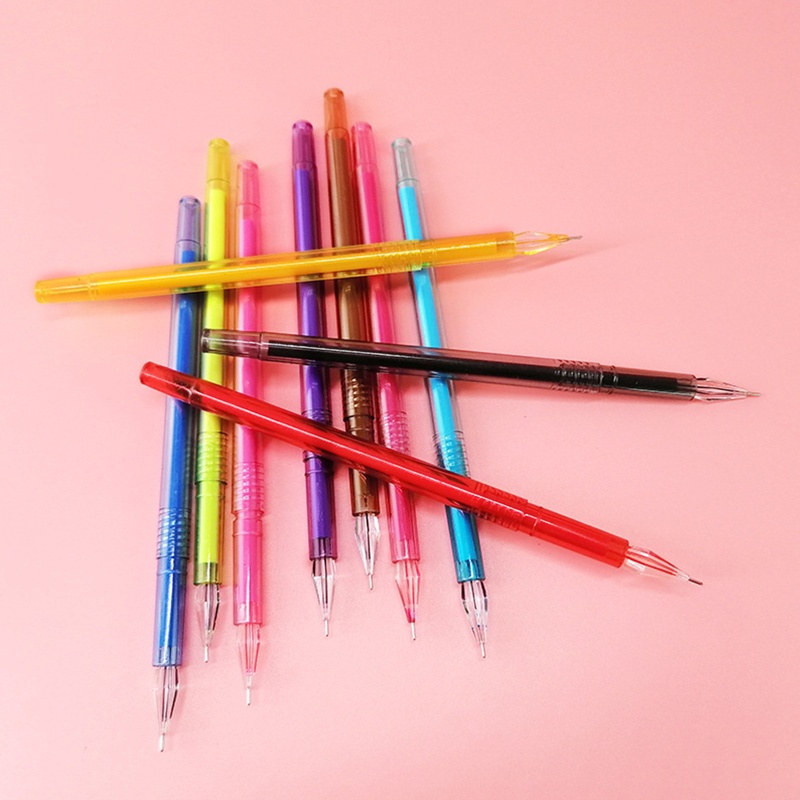 Bút Mực Gel Ngòi 0 35mm Khô Nhanh Đính Kim Cương Sáng Tạo Cho Bé Gái