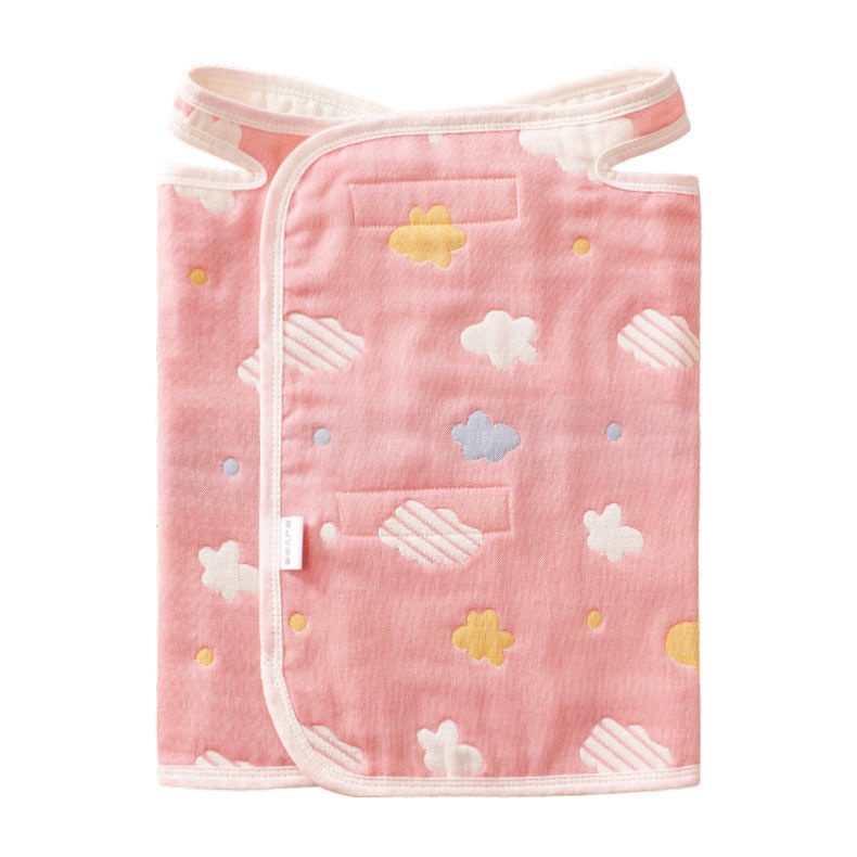 Chăn Quấn Bụng Chất Liệu Cotton Mỏng Chống Đá Bảo Vệ Bụng Cho Bé