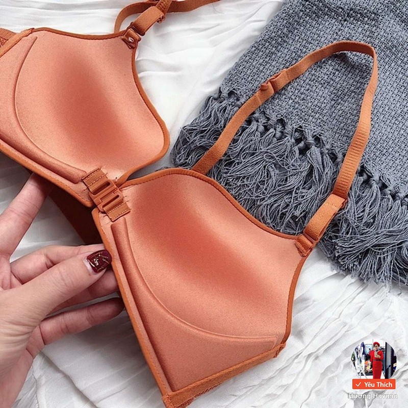 Áo lót su trơn đệm 2cm cài trước dây lưới mặc nhiều kiểu FLA58 | BigBuy360 - bigbuy360.vn