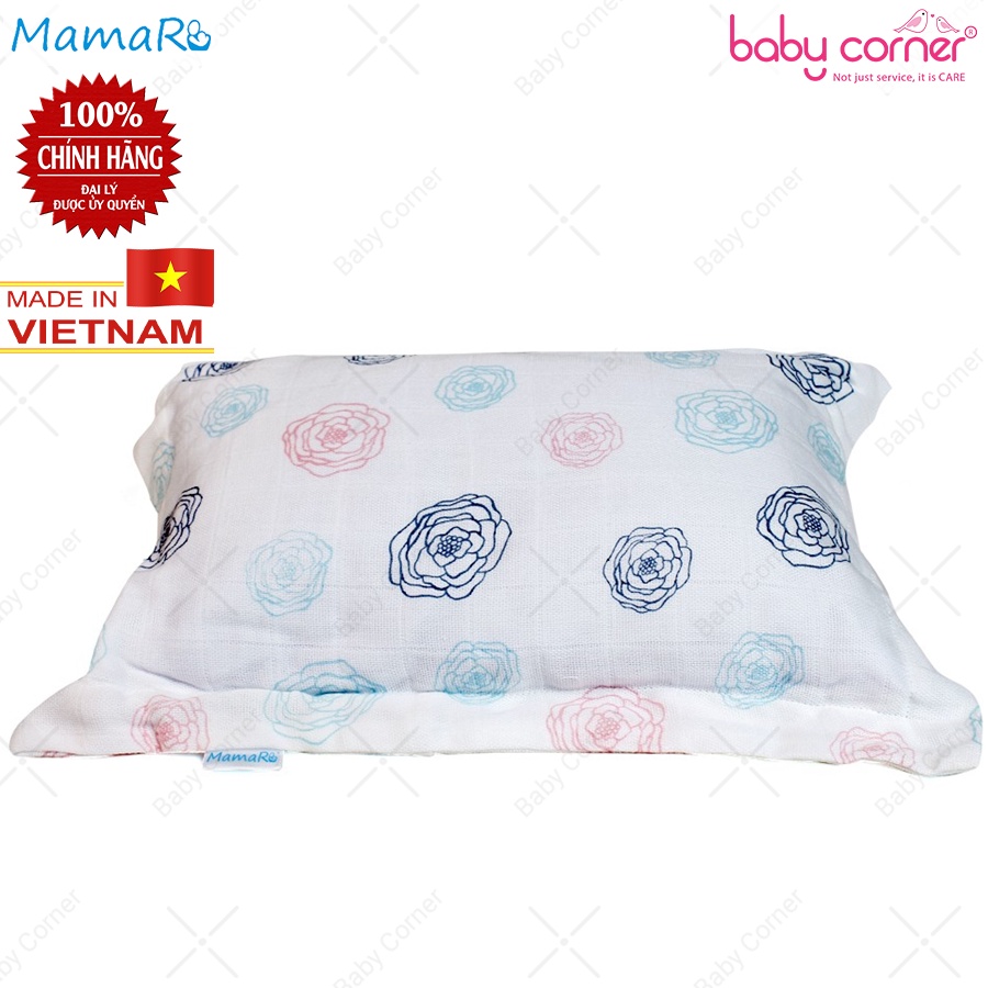 Gối Nằm Mamaru 30 x 38cm Cho Bé - Họa Tiết Ngẫu Nhiên