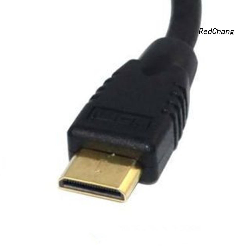 -SPQ- 1.4V Mini HD 1080P HDMI Female to Male Adapter Converter Cable for Projector