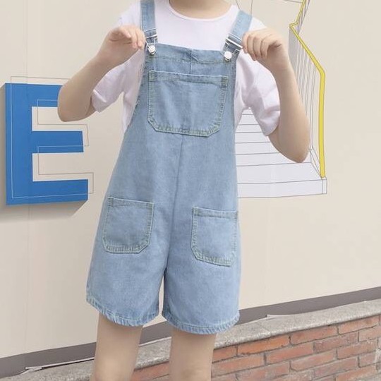 Quần Yếm Jean Phong Cách Hàn Quốc_Mấu Mới Nhất