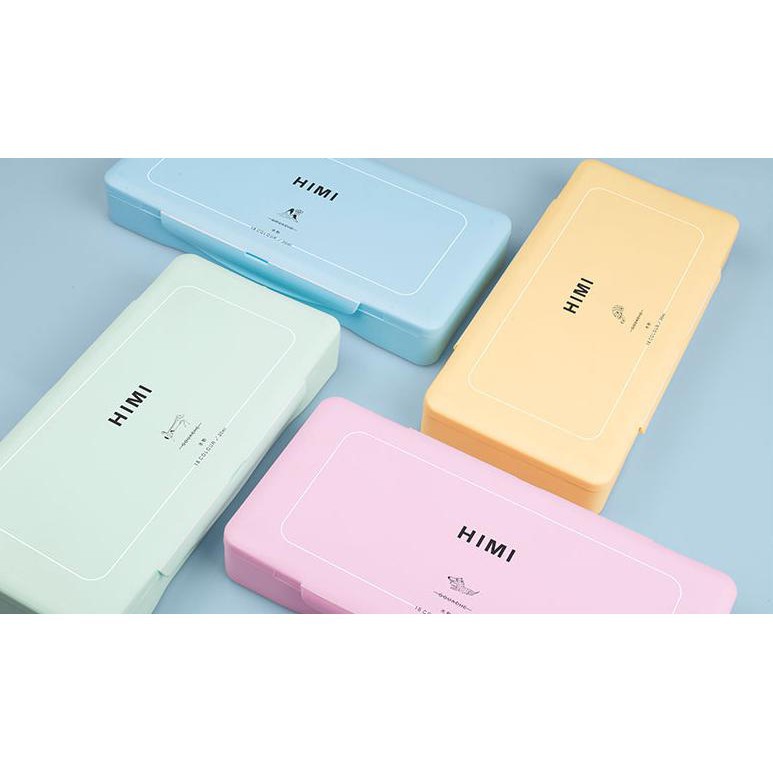 Màu Gouache HiMi dạng thạch bộ 18/24 mầu Lalunavn - B76