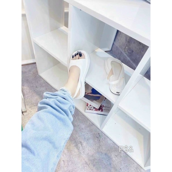 Dép sandal đế xuồng 2p quai bản cong chun sau hàng hot trend