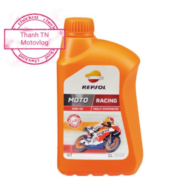 Nhớt Repsol Racing 10w40 1L tổng hợp cao cấp