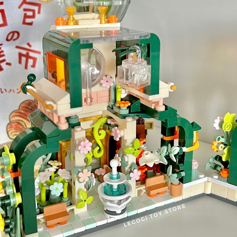 Đồ chơi xếp hình Legogi BOTANICAL GARDEN JAKI 867 mảnh ghép mô hình lắp ghép