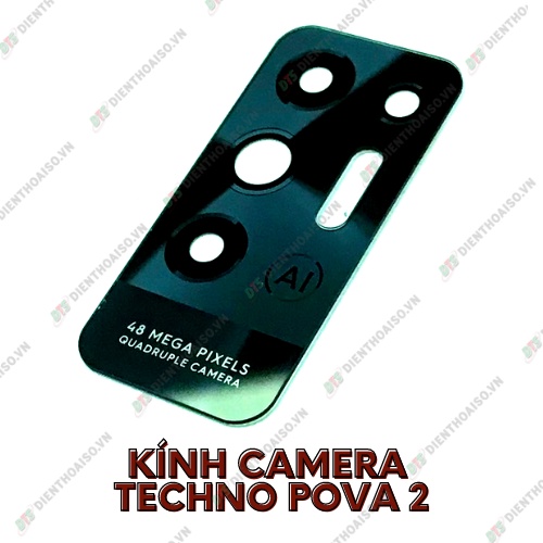 Mặt kính camera techno pova 2 có sẵn keo dán
