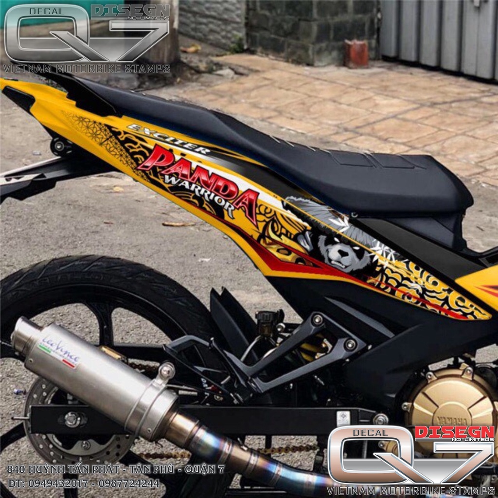 Tem Rời EXCITER 150 GẤU PANDA