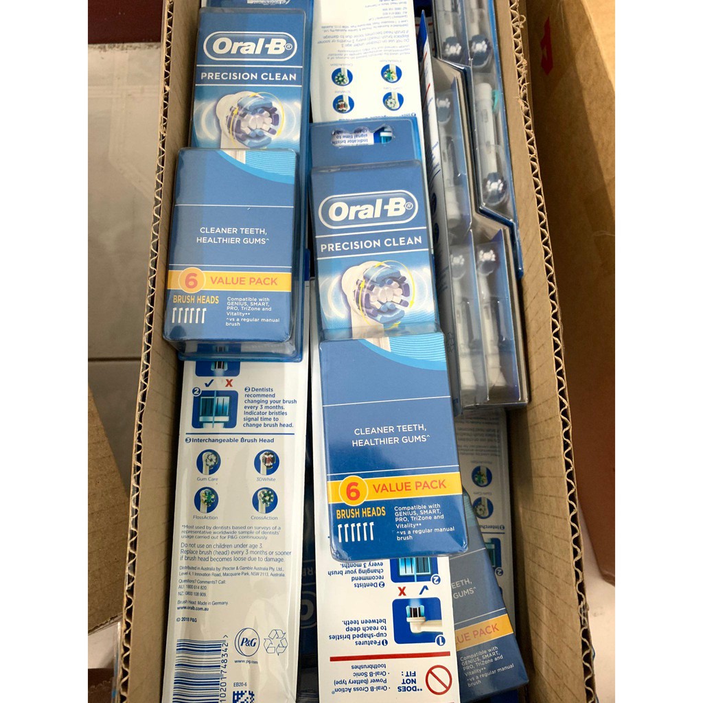 Đầu Bàn Chải Các loại Oral B 1 cái, set 2-3-4