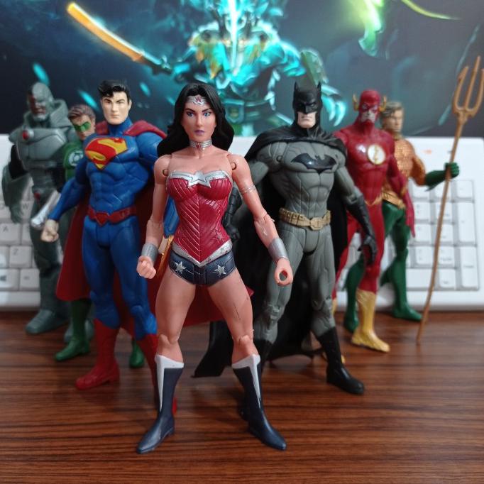 Set 7 Mô Hình Nhân Vật Siêu Anh Hùng Jla Justice League