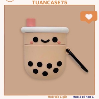 🔥 Case Ap 1/2 & Pro 🔥 Freeship 🔥 VỎ BỌC MODEL TRÀ SỮA CUT Cho Tai Nghe Không Dây (Bluetooth) - Tuancase75