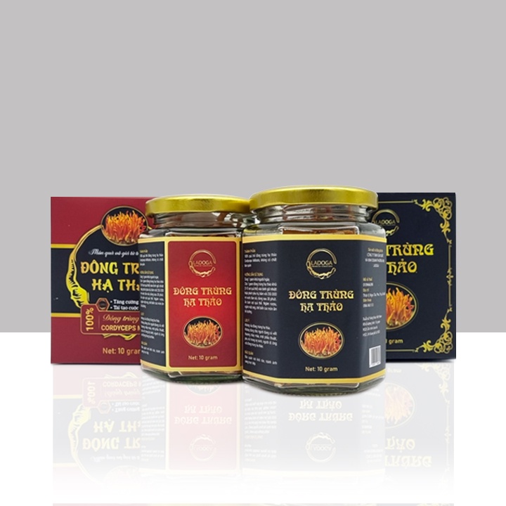 [ Combo 3 hộp ] Đông trùng hạ thảo LADOGA Sấy thăng hoa đóng 3 hộp 10 gam - Màu ngẫu nhiên
