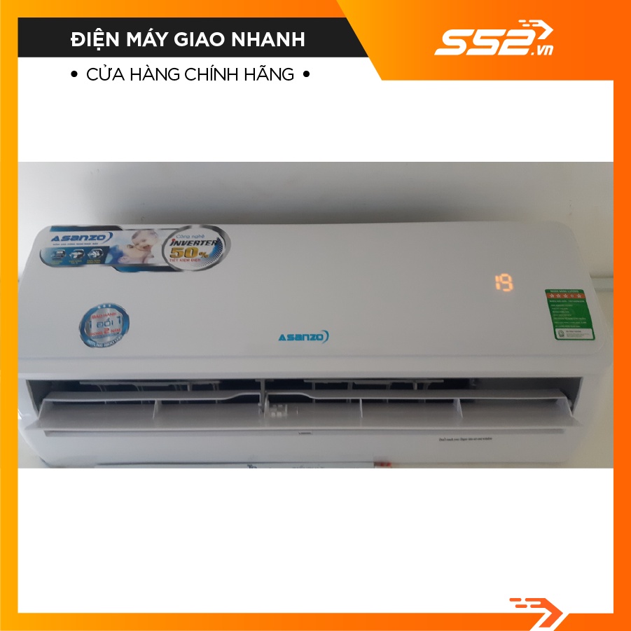 [Miễn Phí Lắp Đặt TP.HCM]Máy Lạnh Asanzo 1 HP S09N66/S12N66/K09N66/K12N66/S18N66/K18N66 - Bảo Hành Chính Hãng