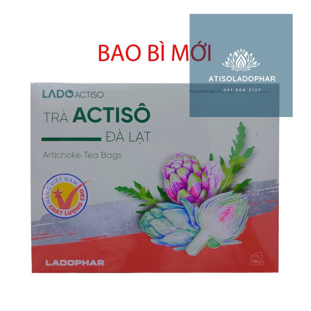 Trà Atiso Ladophar hộp 100 túi lọc  - Trà Atiso Đà Lạt Lâm Đồng | BigBuy360 - bigbuy360.vn