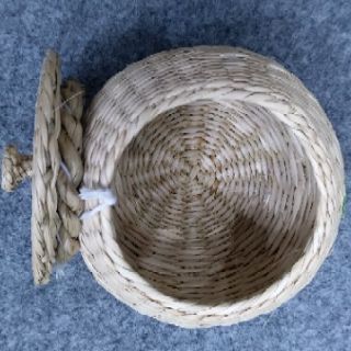Hộp cói tròn có nắp
