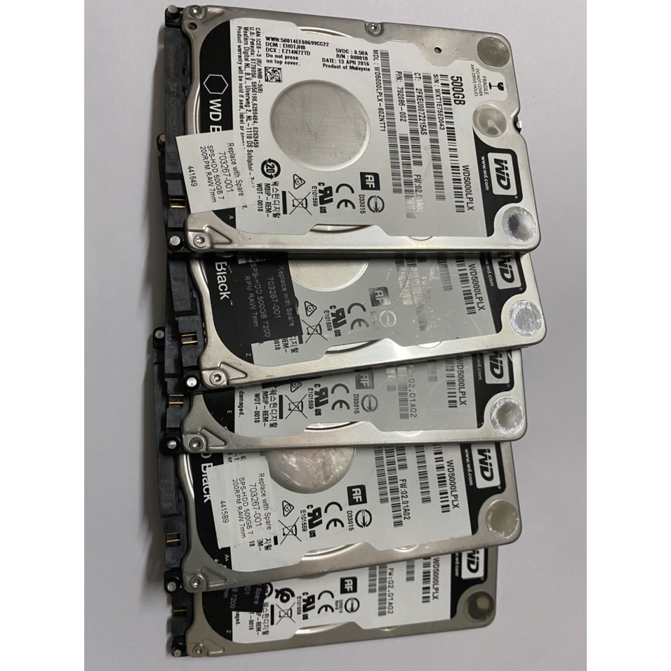 HDD WD Black 500GB 2.5 inch SATA III 7200RPM WD5000LPLX ĐÃ TEST OK - Hỗ Trợ cài win theo yêu cầu