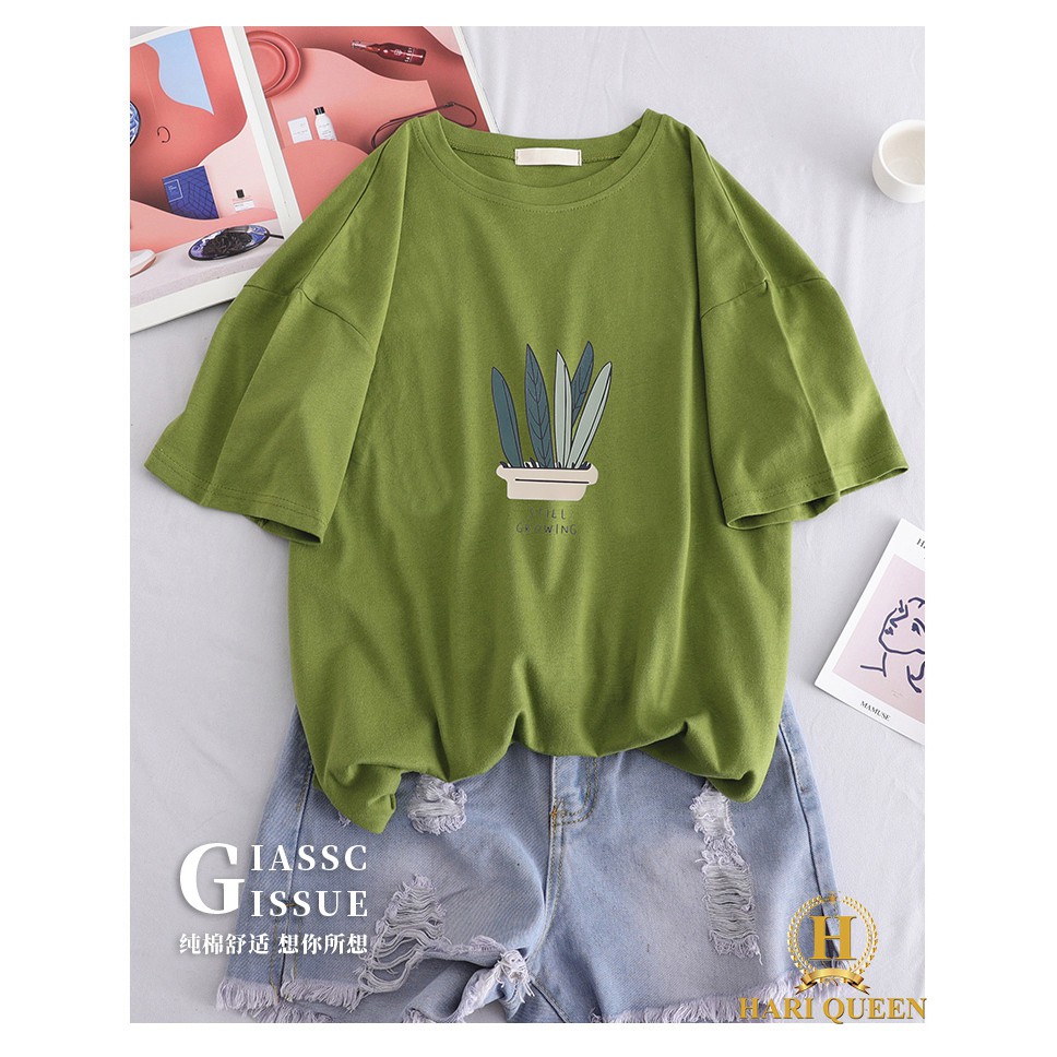 Áo phông chậu cây lá Still HARI0420
