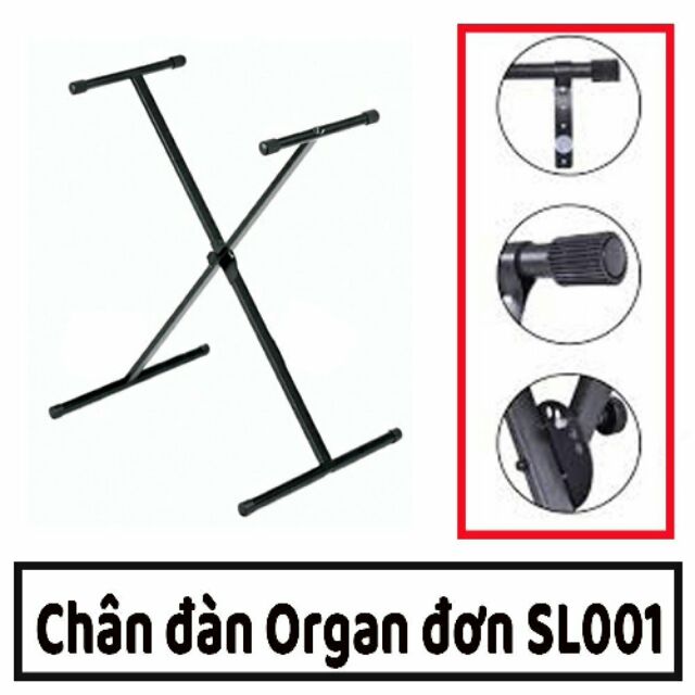 Chân Đàn Organ X Đơn/Đôi