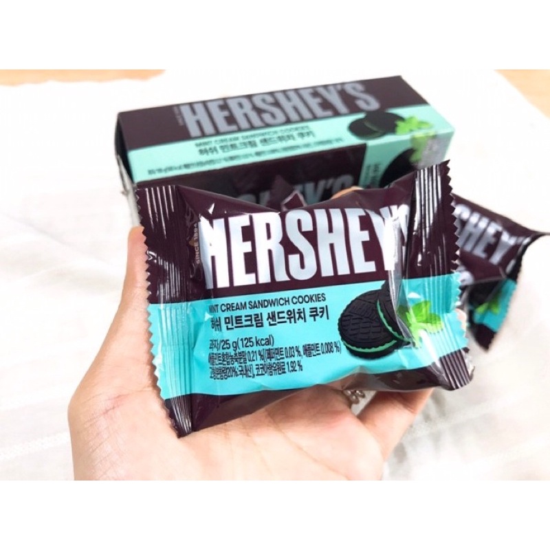 [SẴN] HERSHEY’S HÀN - BÁNH SANDWICH COOKIES NHÂN BẠC HÀ