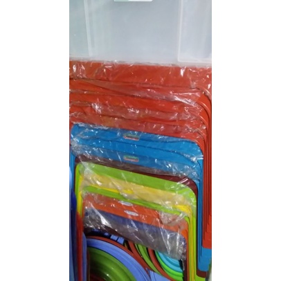 combo 3 bàn nhựa xanh lá