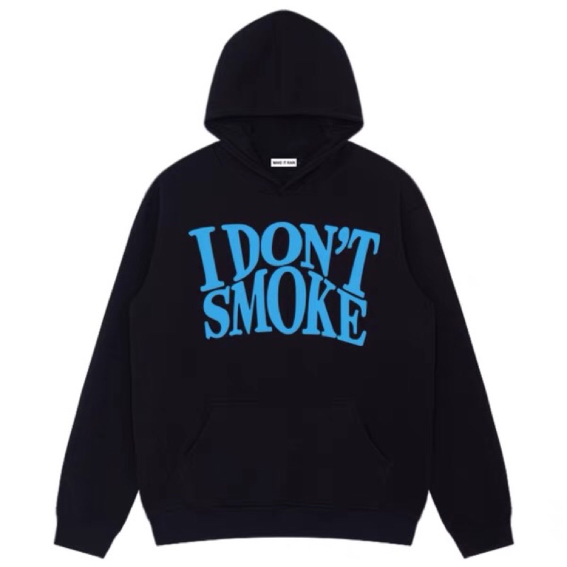 Áo hoodie make it rain nỉ lót lông (có sẵn) i dont smoke