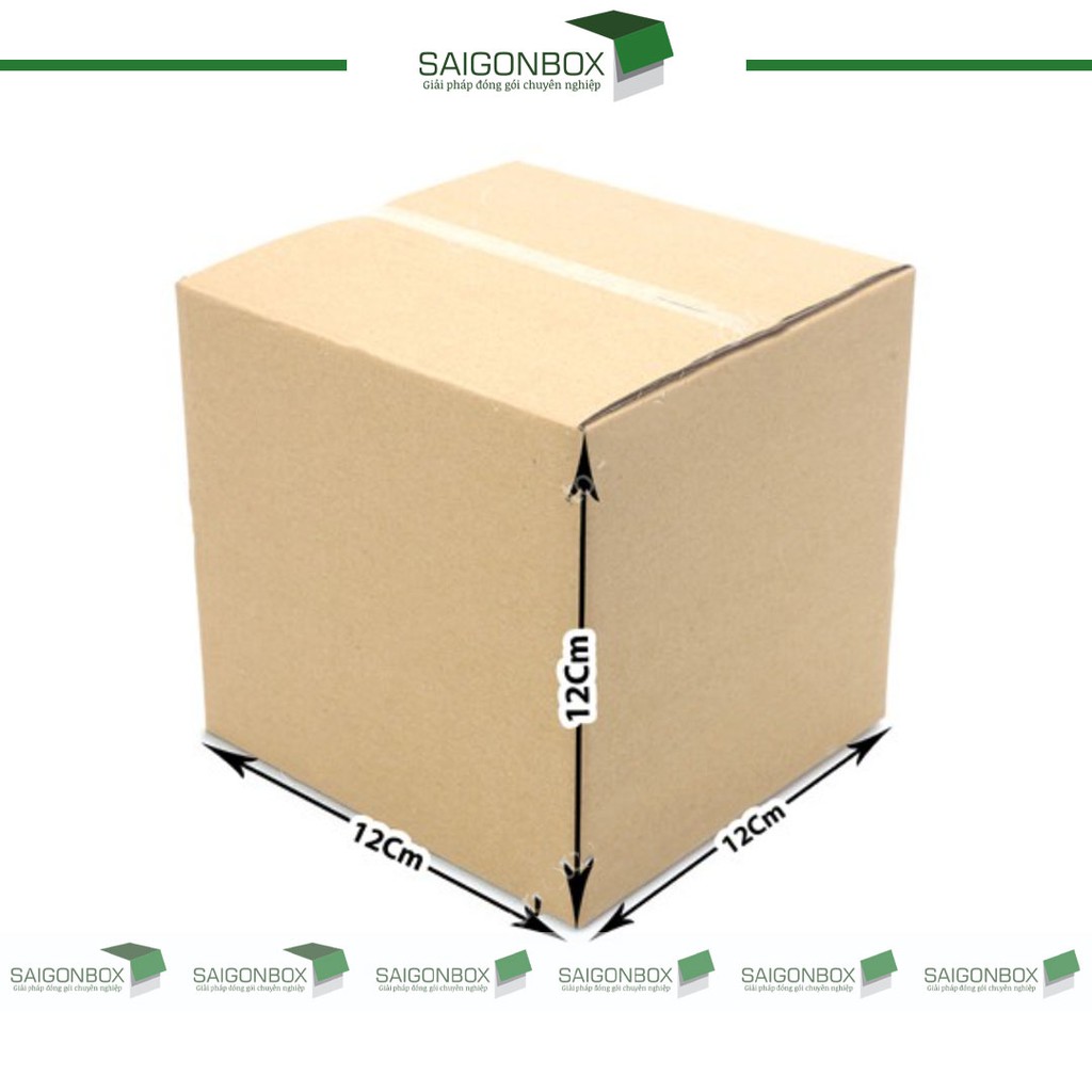 Combo 20 thùng hộp carton size 12x12x12 cm để đóng gói hàng hóa