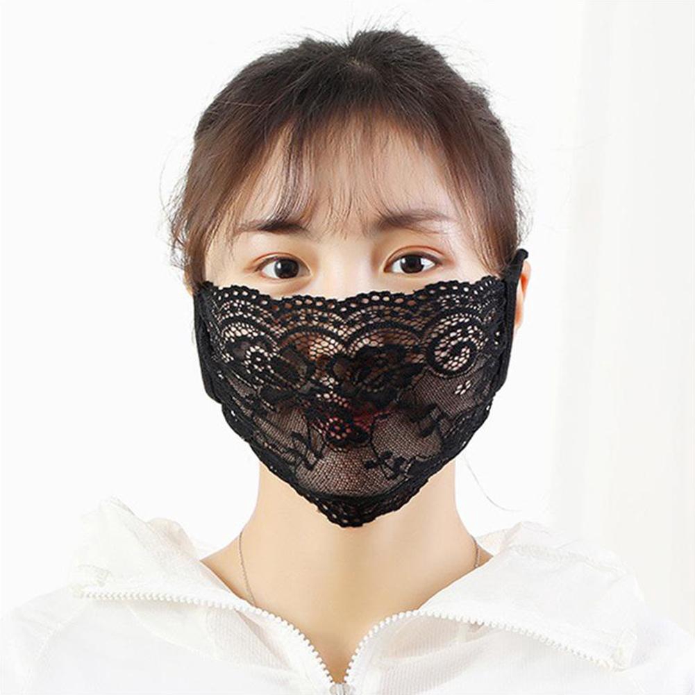 (hàng Mới Về) Khẩu Trang Ren Siêu Mỏng Thoáng Khí Chống Nắng Và Bụi | BigBuy360 - bigbuy360.vn