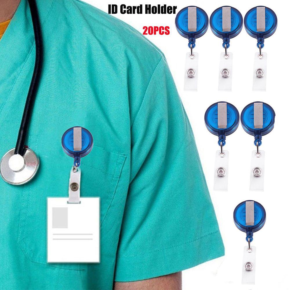 PEWANY Hộp Đựng Thẻ ID / Nhân Viên Bác Sĩ / Y Tá Kèm Kẹp Thắt Lưng Tiện Dụng Ốp