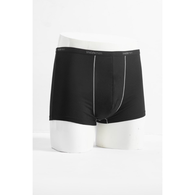 Quần sịp đùi Boxer nam cao cấp INSIDEMEN cạp chun co giãn tiện lợi truyền thống thiết kế gọn nhẹ kháng khuẩn IBX006