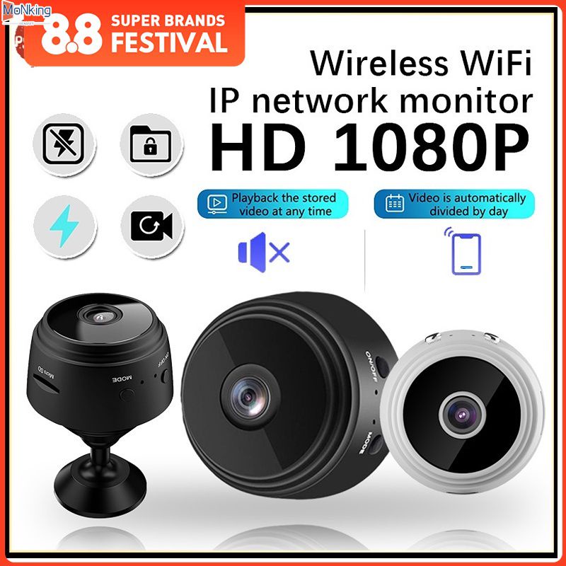 Ảnh A9 Gia Camera An Ninh 1080P HD Bản Đêm WIFI Ngoài Trời Camera An Ninh Cho ngoài Trời ^ MK ^
