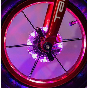 Đèn led phát sáng gắn van xe đạp xe máy nhiều màu làm đẹp xe