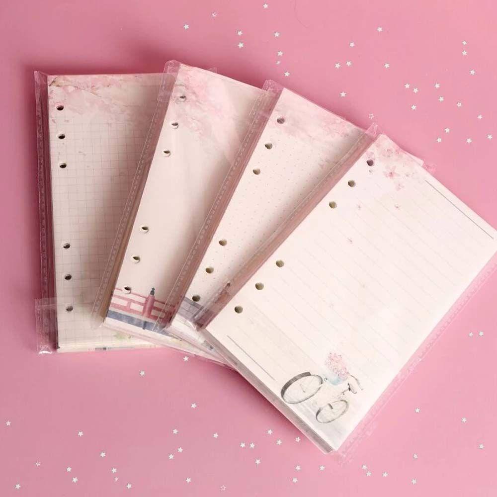 Set 80 Tờ Giấy Lót Sổ Tay Sổ Tay Họa Tiết Chiếc Lá