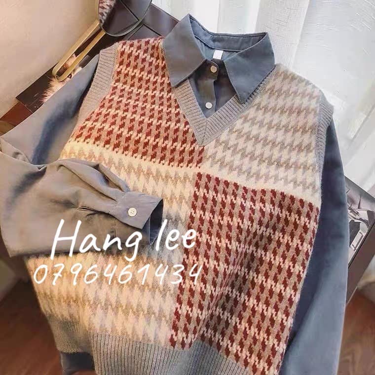 (SẴN) ÁO GILE LEN NỮ ĐẦU MÙA SIÊU XINH | BigBuy360 - bigbuy360.vn