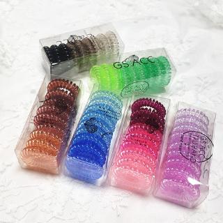 Bộ thun cột tóc màu gradient co giãn thời trang dành cho nữ
