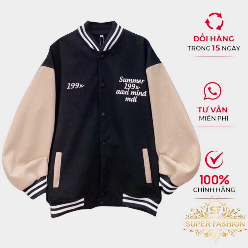 Áo Khoác Cadigan Nam Nữ 199x Chất Nỉ Mềm Kiểu Dáng Bomber Nút Cài, Form Đẹp [SUPER FASHION]