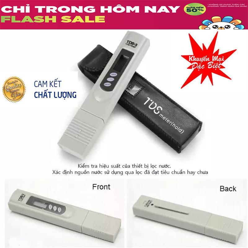 Bút Thử Nước Kèm Đo Nhiệt Độ TDS 3, Độ Chính Xác Cao, Màn Hình LCD Hiển Thị, Nhỏ Gọn Tiện Dụng