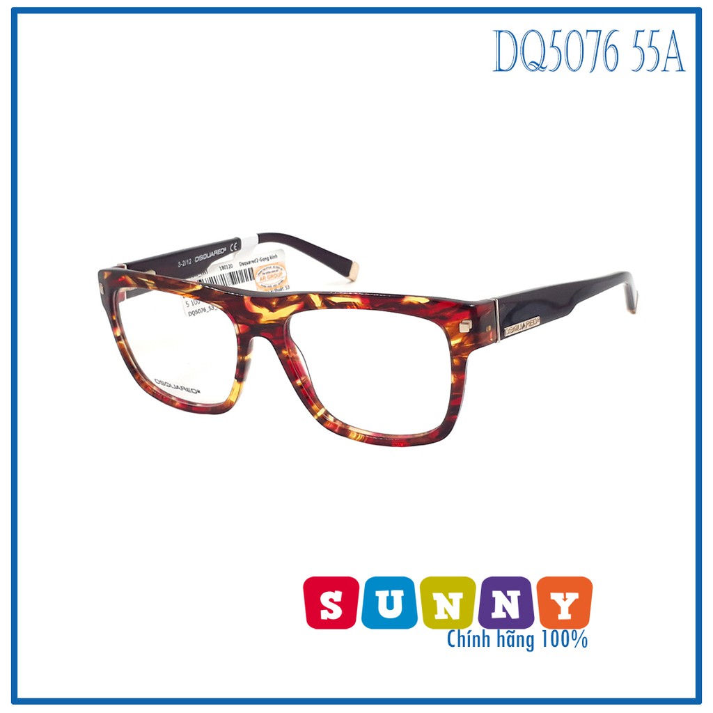 Gọng kính DSquared2 DQ5076 - bảo hành vĩnh viễn, sp chính hãng 100%