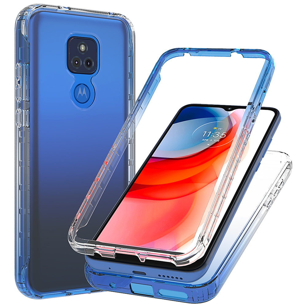 Ốp Lưng Trong SuốT ChốNg SốC MàU Gradient Cho Motorola Moto G Play