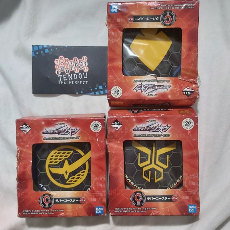 Đồ Chơi Miếng Lót Ly Cao Su Rubber Coaster Siêu Nhân Kamen Rider