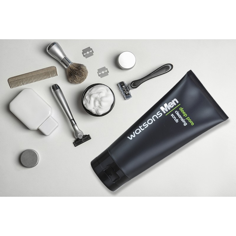 Sữa Rửa Mặt Sạch Sâu Tẩy Tế Bào Chết Cho Nam Watsons 100g | BigBuy360 - bigbuy360.vn