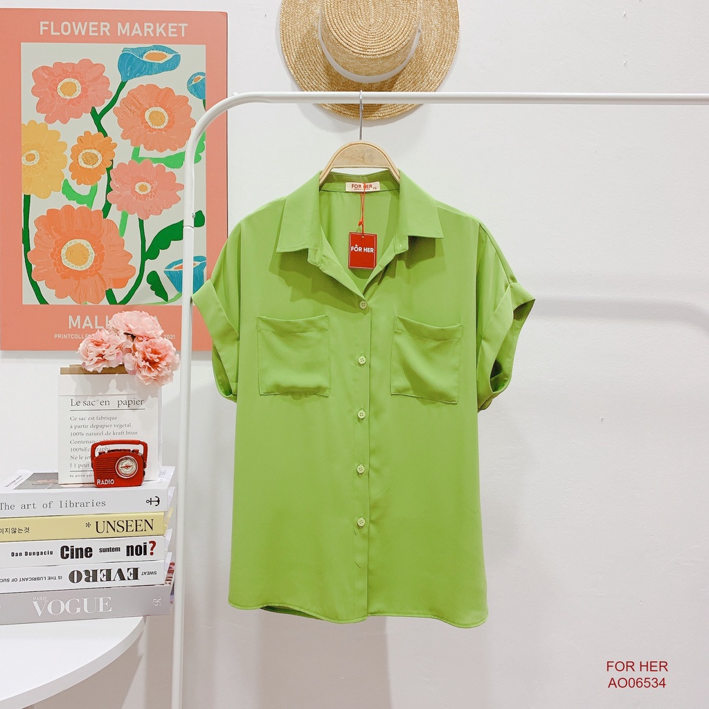 Áo FOR HER tay liền 2 túi AO0653 - AO0665