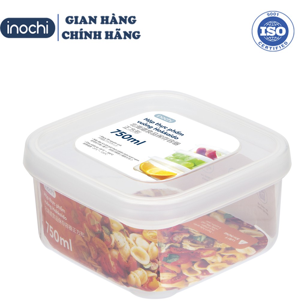 Hộp thực phẩm vuông Hokkaido Inochi 500-1000-2000ml