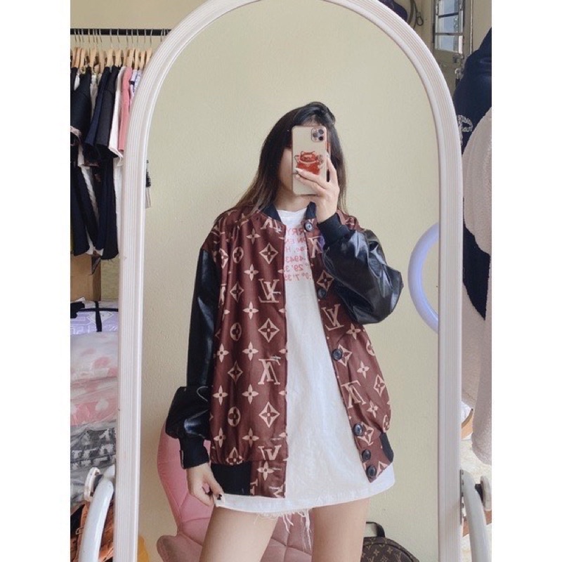 Áo khoác bomber chữ