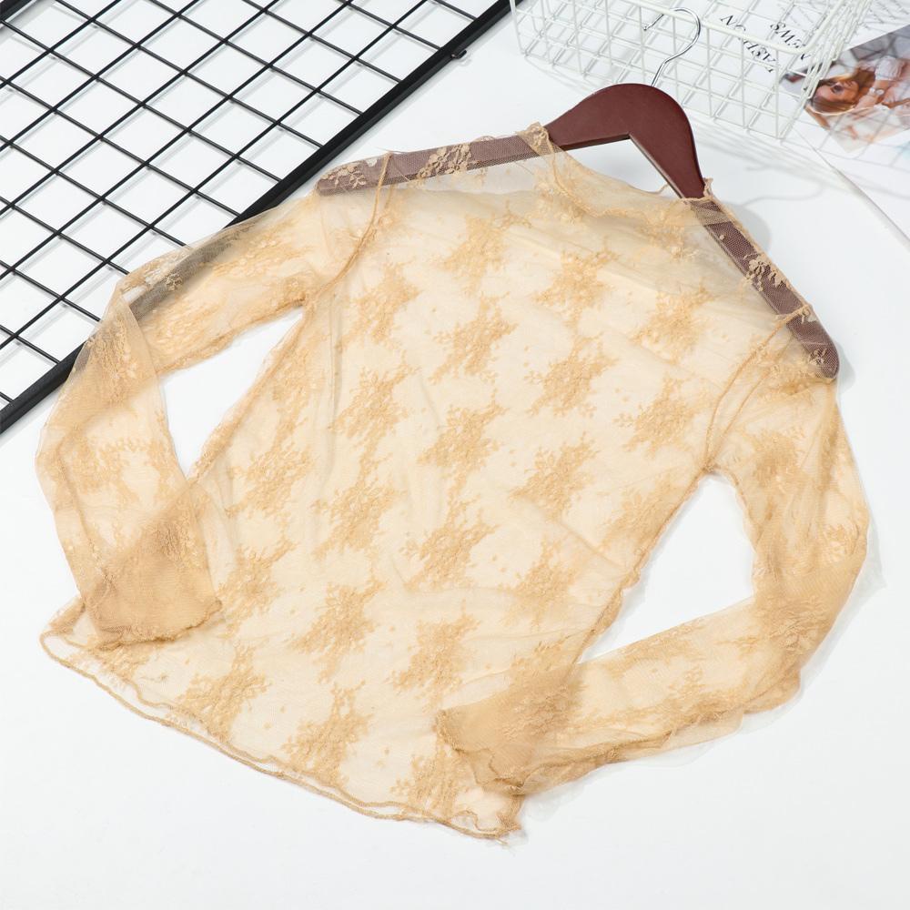 MELODG Áo Lưới Không Đường May Thanh Lịch Hợp Thời Trang