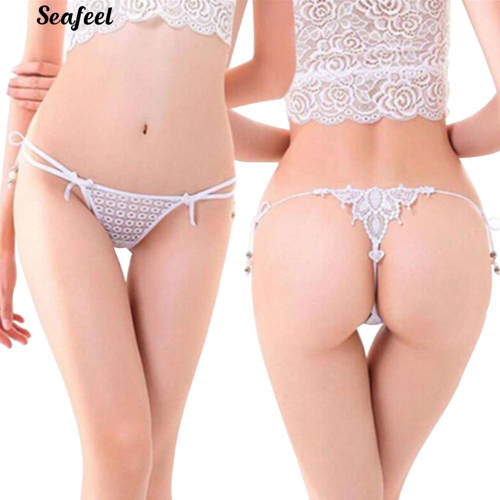 Quần lót lọt khe phối ren thời trang gợi cảm