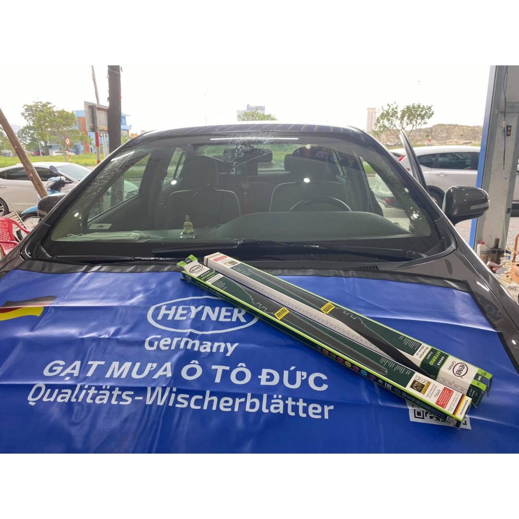 Gạt mưa ô tô Heyner Germany chính hãng công nghệ Hybrid Nano-Gạt mưa ô tô Xương mềm Heyner của Đức đủ các size 14-28inch