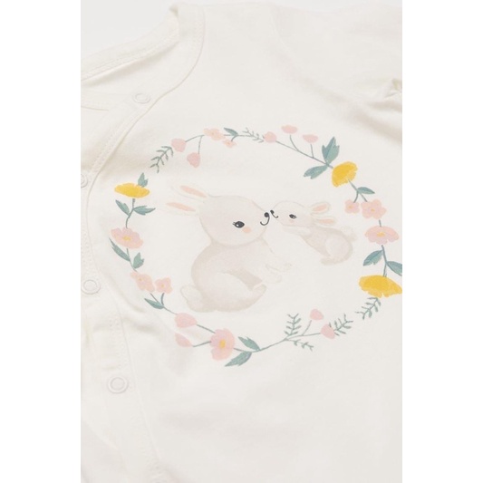 Sét body dài tay thỏ hồng HM size 12-18M