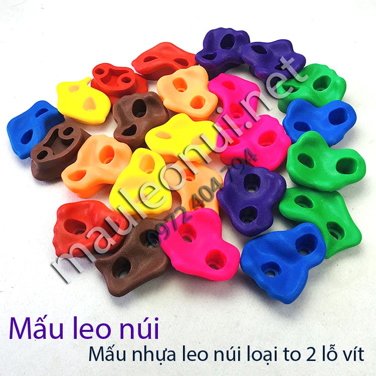 Mấu leo núi loại to 2 lỗ vít