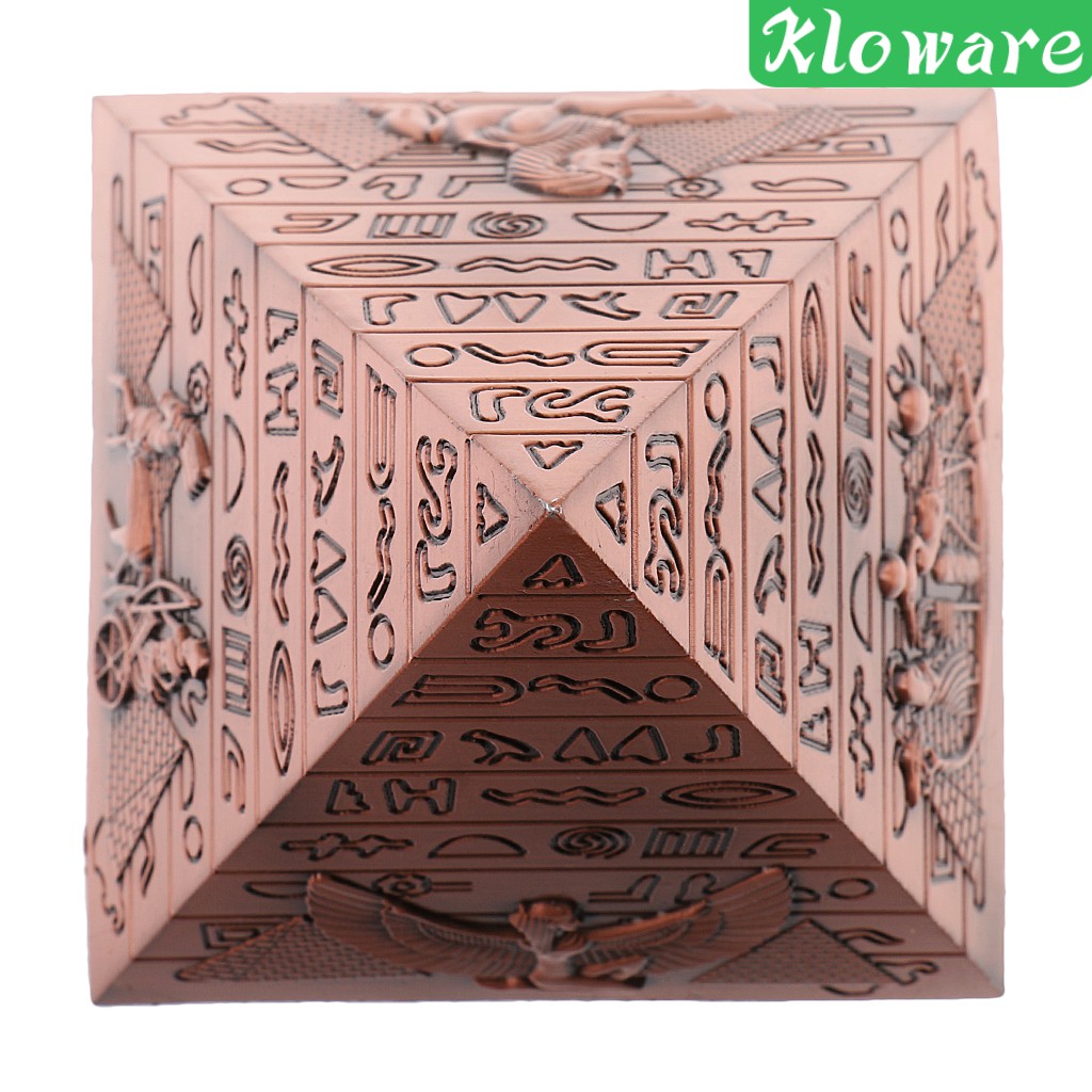 Mô Hình Kim Tự Tháp Kim Loại 10cm