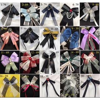 Nơ cài áo đính đá💝tag cài váy💝 nơ cài handmade nhiều mẫu